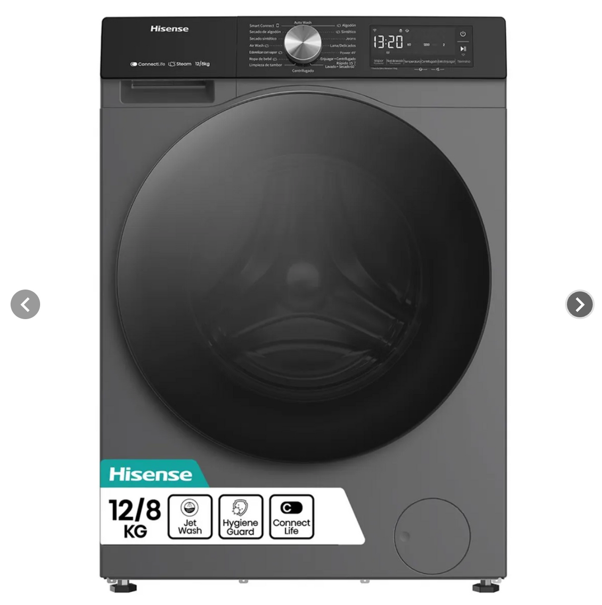 Lavadora Secadora Carga Frontal 12/8Kg WD3S1243BT1 Hisense
