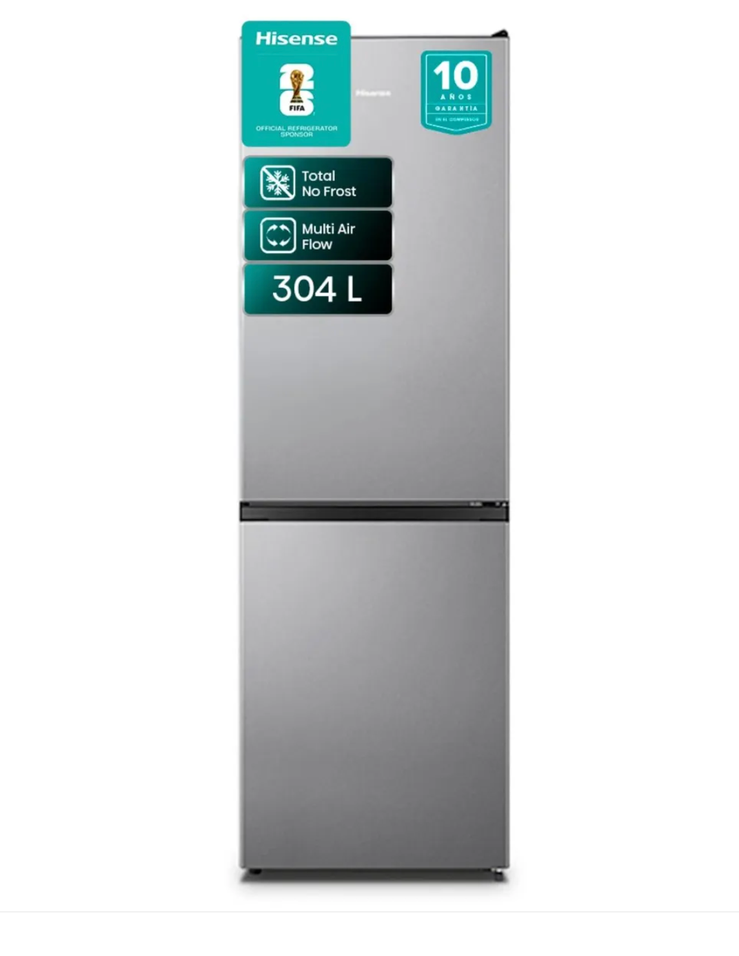 Refrigerador Bottom Freezer 304 Litros No Frost RD-39WC Hisense