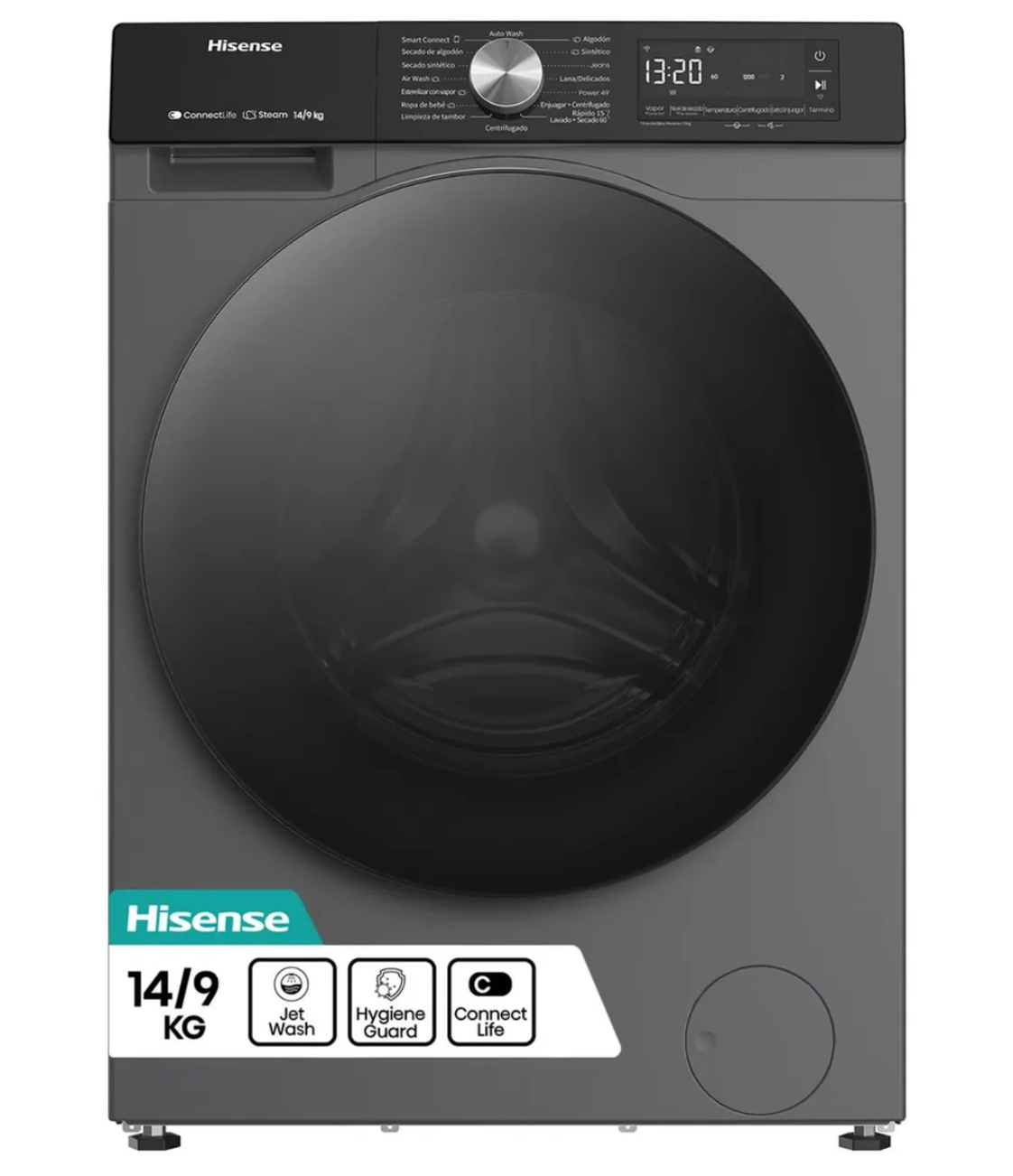 Lavadora Secadora Carga Frontal 14/9Kg WD3S1443BT2 Hisense