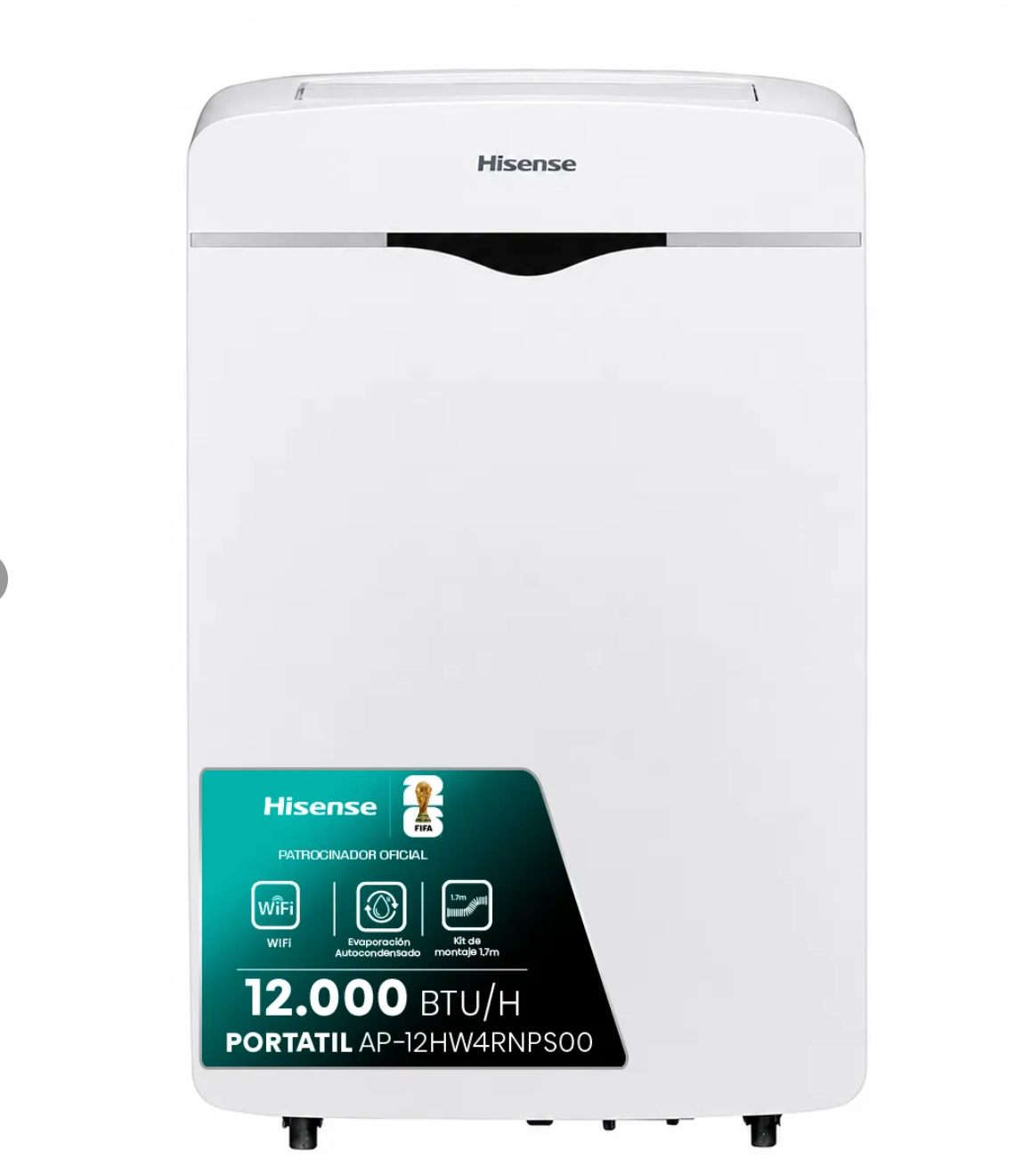 Aire Acondicionado Portátil Hisense 12HW4RNPS01-B Frío Calor